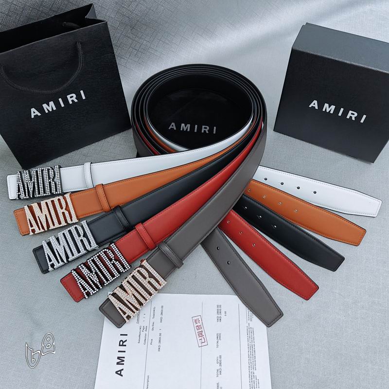 Amiri belt 38mmX90-125cm lb102